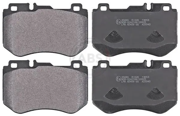 Handler.Part Brake pad set, disc brake ABS 35065 1