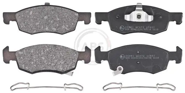 Handler.Part Brake pad set, disc brake ABS 35081 1