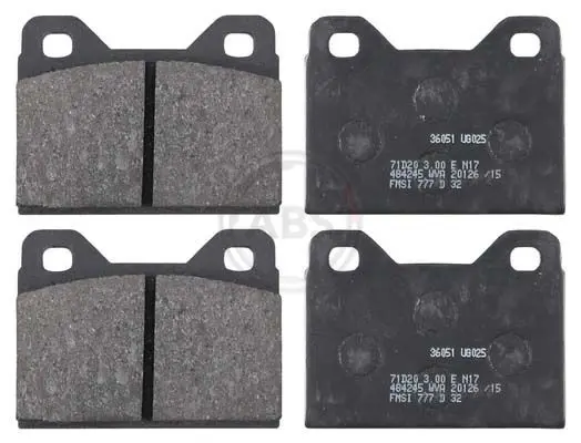 Handler.Part Brake pad set, disc brake ABS 36051 1