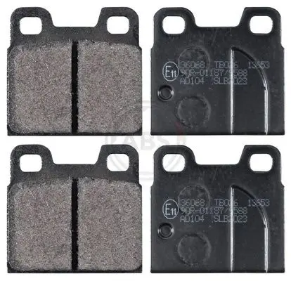 Handler.Part Brake pad set, disc brake ABS 36068 1