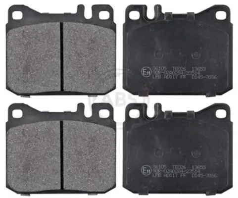 Handler.Part Brake pad set, disc brake ABS 36105 1