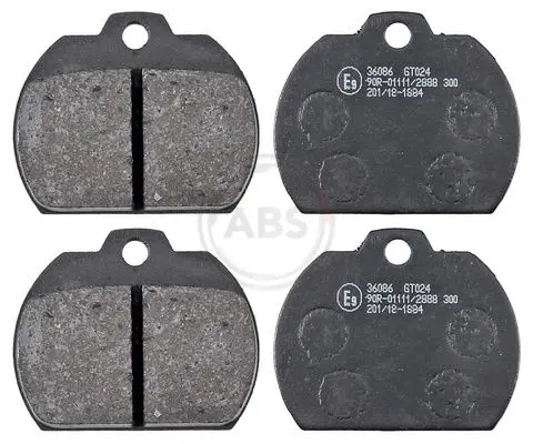 Handler.Part Brake pad set, disc brake ABS 36086 1