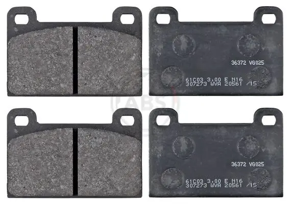 Handler.Part Brake pad set, disc brake ABS 36372 1