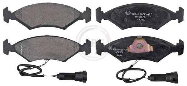 Handler.Part Brake pad set, disc brake ABS 36485 1