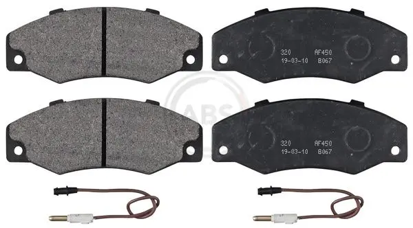 Handler.Part Brake pad set, disc brake ABS 36577 1