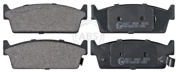 Handler.Part Brake pad set, disc brake ABS 36617 1