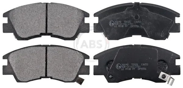 Handler.Part Brake pad set, disc brake ABS 36648 1