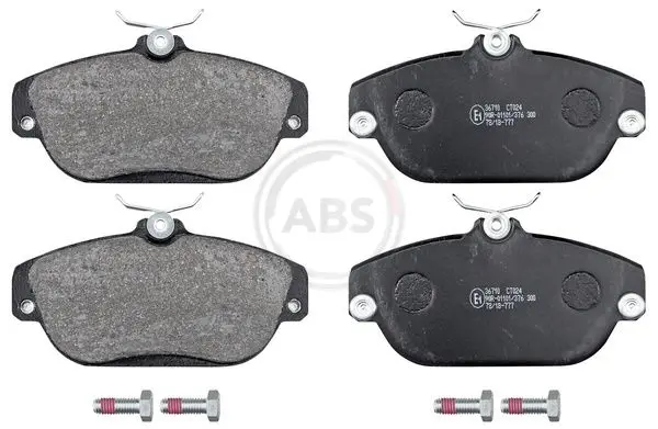 Handler.Part Brake pad set, disc brake ABS 36710 1