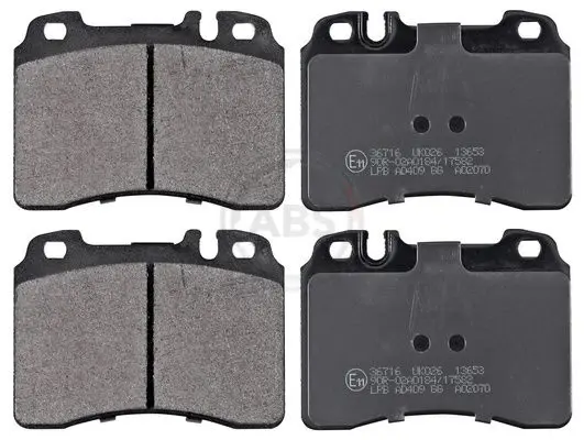 Handler.Part Brake pad set, disc brake ABS 36716 1