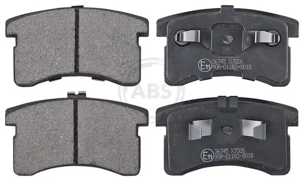 Handler.Part Brake pad set, disc brake ABS 36745 1