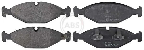 Handler.Part Brake pad set, disc brake ABS 36812 1