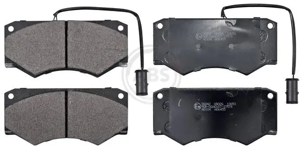 Handler.Part Brake pad set, disc brake ABS 36842 1