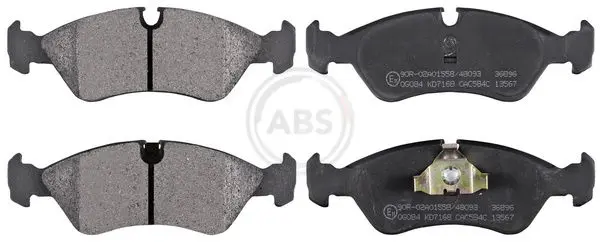 Handler.Part Brake pad set, disc brake ABS 36896 1