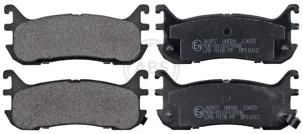 Handler.Part Brake pad set, disc brake ABS 36927 1