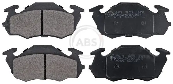 Handler.Part Brake pad set, disc brake ABS 36971 1