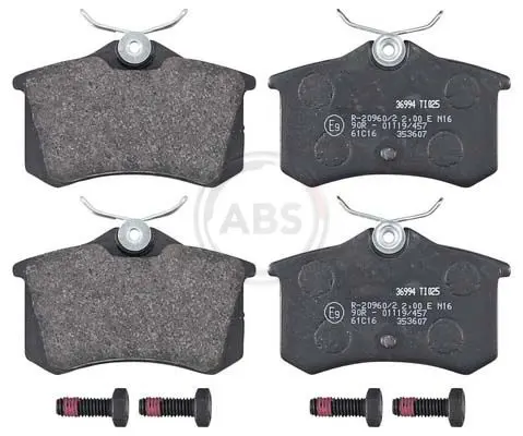 Handler.Part Brake pad set, disc brake ABS 36994 1