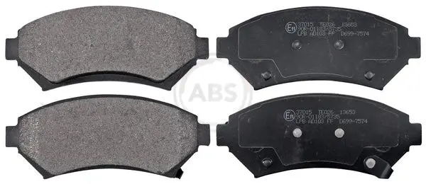 Handler.Part Brake pad set, disc brake ABS 37015 1