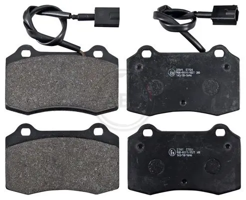 Handler.Part Brake pad set, disc brake ABS 37041 1