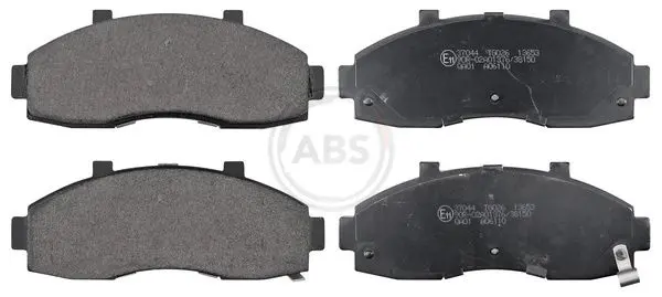 Handler.Part Brake pad set, disc brake ABS 37044 1