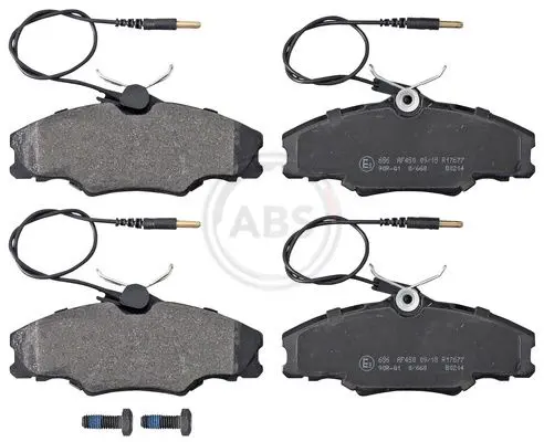 Handler.Part Brake pad set, disc brake ABS 36976 1