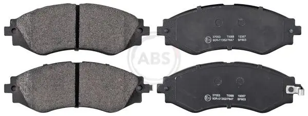 Handler.Part Brake pad set, disc brake ABS 37053 1