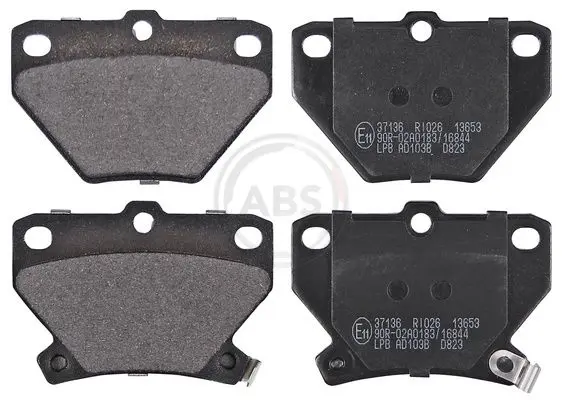 Handler.Part Brake pad set, disc brake ABS 37136 1