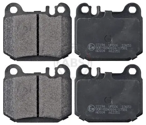 Handler.Part Brake pad set, disc brake ABS 37194 1