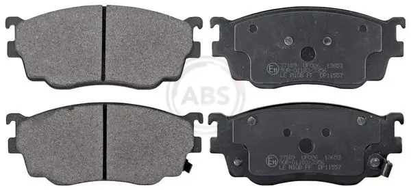 Handler.Part Brake pad set, disc brake ABS 37189 1