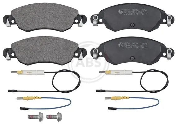 Handler.Part Brake pad set, disc brake ABS 37278 1