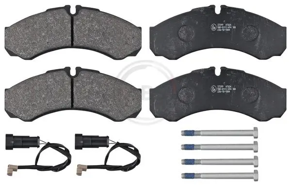 Handler.Part Brake pad set, disc brake ABS 37299 1