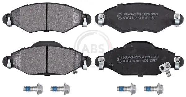 Handler.Part Brake pad set, disc brake ABS 37309 1