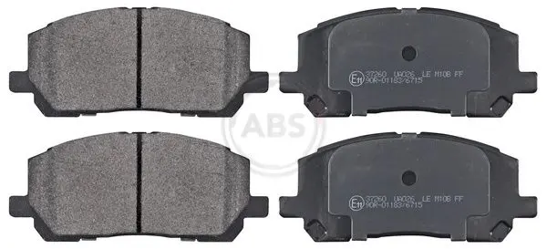 Handler.Part Brake pad set, disc brake ABS 37260 1