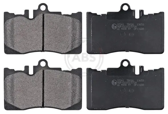 Handler.Part Brake pad set, disc brake ABS 37261 1