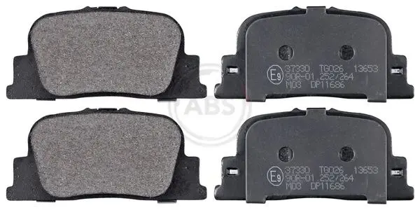 Handler.Part Brake pad set, disc brake ABS 37330 1