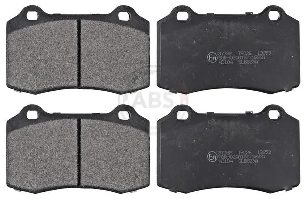 Handler.Part Brake pad set, disc brake ABS 37388 1