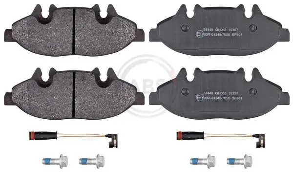 Handler.Part Brake pad set, disc brake ABS 37449 1