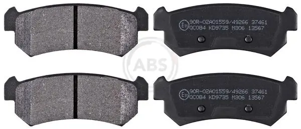 Handler.Part Brake pad set, disc brake ABS 37461 1