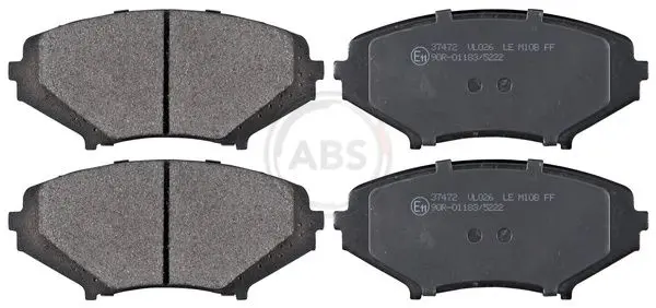 Handler.Part Brake pad set, disc brake ABS 37472 1