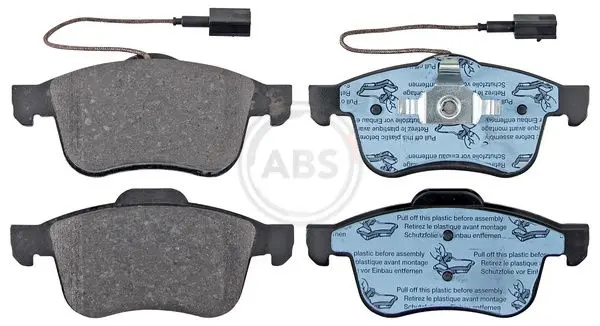 Handler.Part Brake pad set, disc brake ABS 37485 1