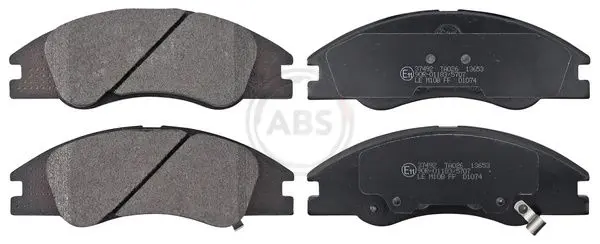 Handler.Part Brake pad set, disc brake ABS 37492 1