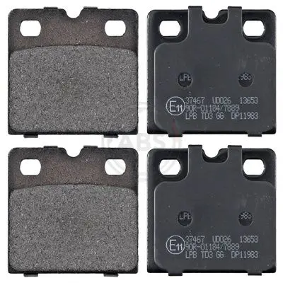 Handler.Part Brake pad set, disc parking brake ABS 37467 1