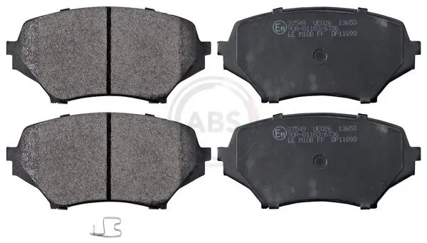 Handler.Part Brake pad set, disc brake ABS 37549 1