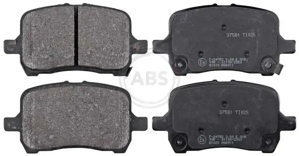 Handler.Part Brake pad set, disc brake ABS 37581 1