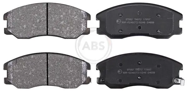 Handler.Part Brake pad set, disc brake ABS 37582 1