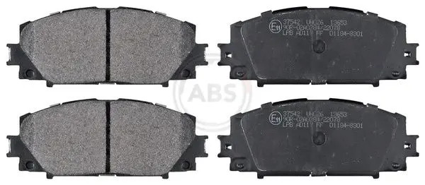 Handler.Part Brake pad set, disc brake ABS 37542 1