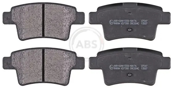 Handler.Part Brake pad set, disc brake ABS 37546 1