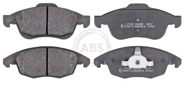 Handler.Part Brake pad set, disc brake ABS 37598 1