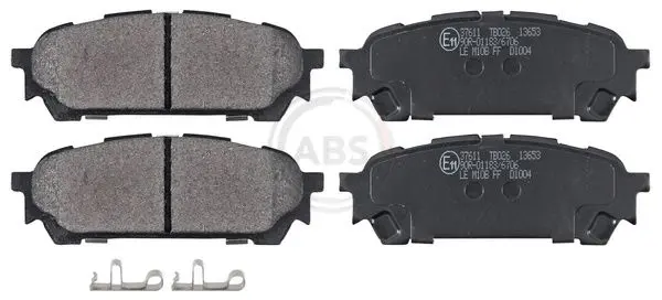 Handler.Part Brake pad set, disc brake ABS 37611 1