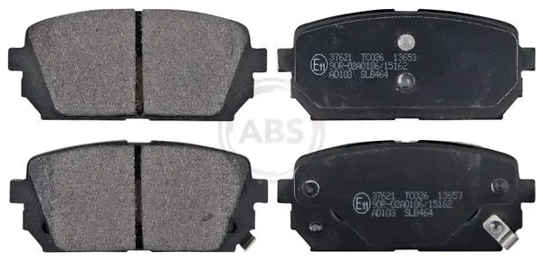 Handler.Part Brake pad set, disc brake ABS 37621 1