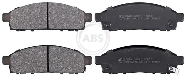 Handler.Part Brake pad set, disc brake ABS 37624 1